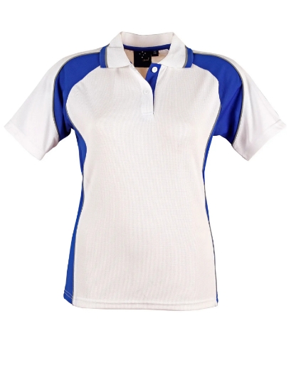 Picture of Winning Spirit, Ladies Mini Waffle CoolDry Polo